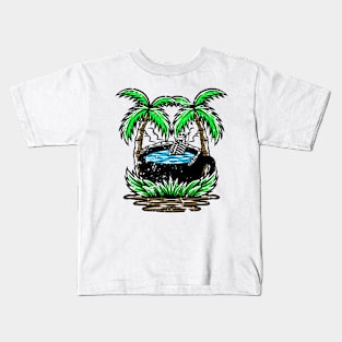 Summer skeleton Kids T-Shirt